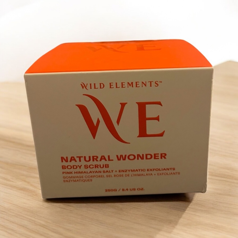 ✨ Wild Elements Natural Wonder Body Scrub 8.4 oz • Citrus Enzyme Glow ✨